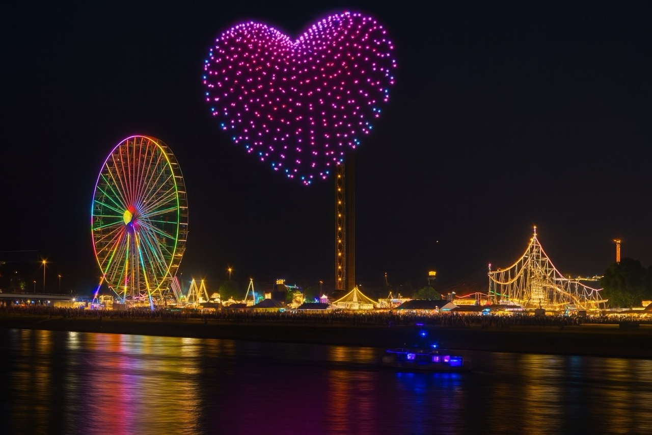 Rheinkirmes Drohnenshow Düsseldorf 2026